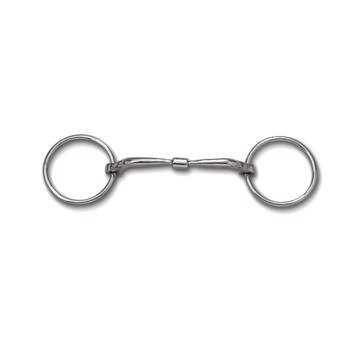 MB01 Myler bite with loose bite rings - Traditional snaffle bite with Myler mouthpiece